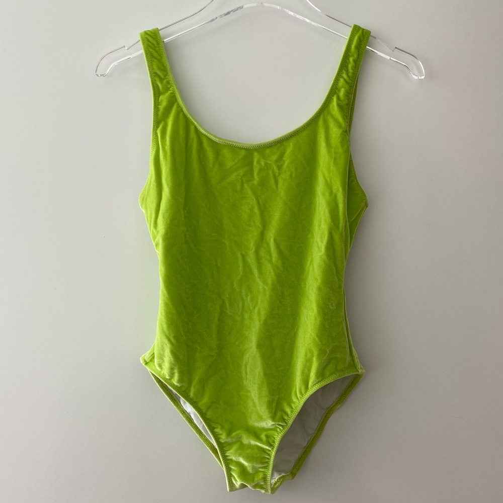 Solid & Striped Velvet Swimsuit